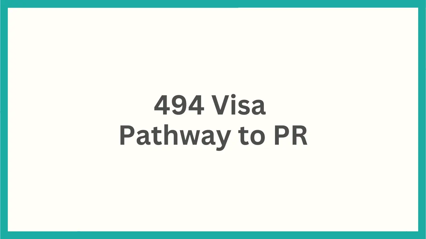 494 Visa to PR