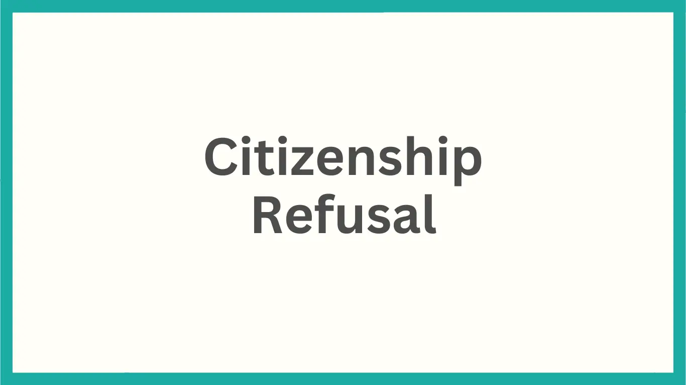 Australian Citizenship Refusal