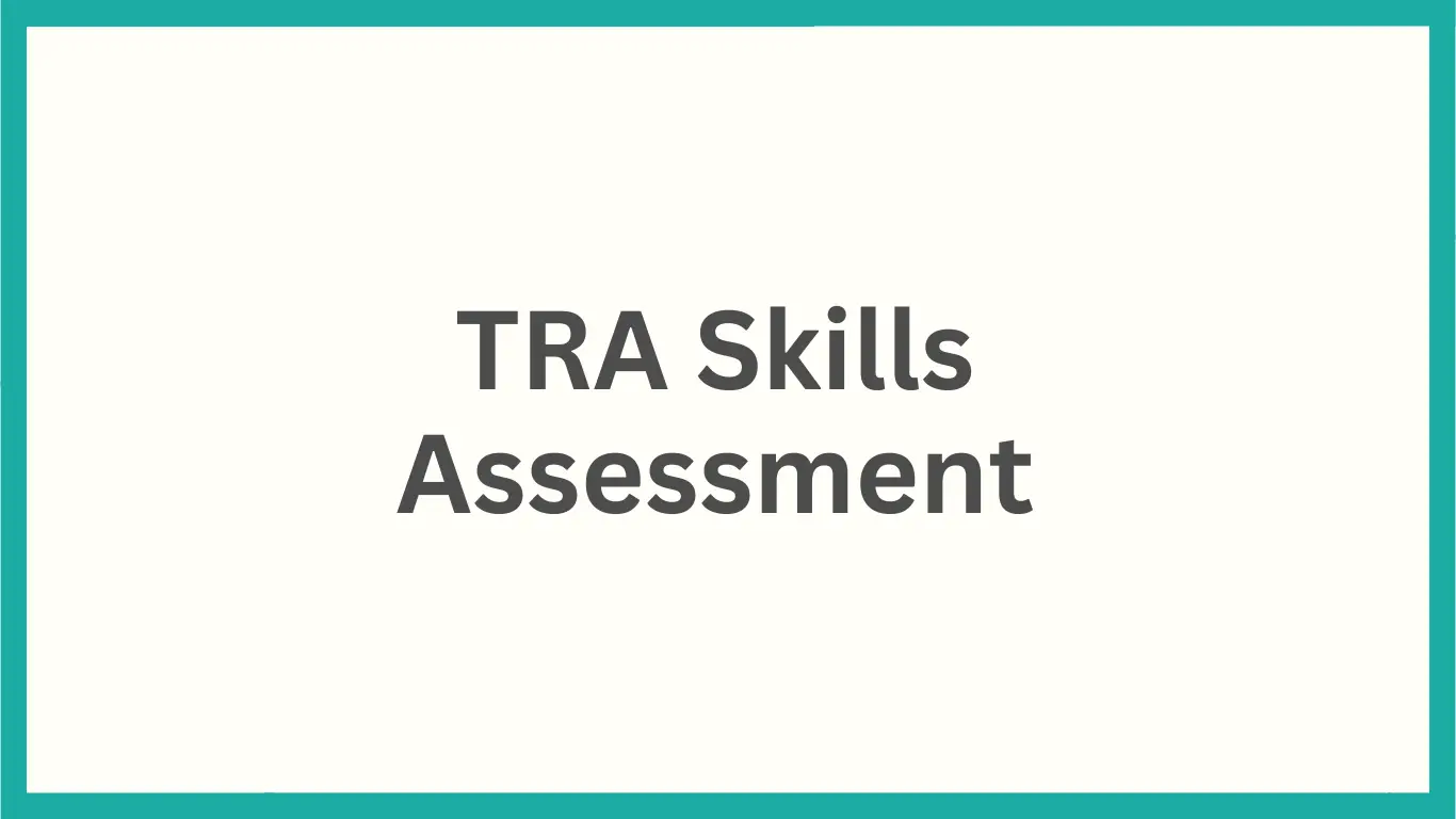 TRA Skills Assessment