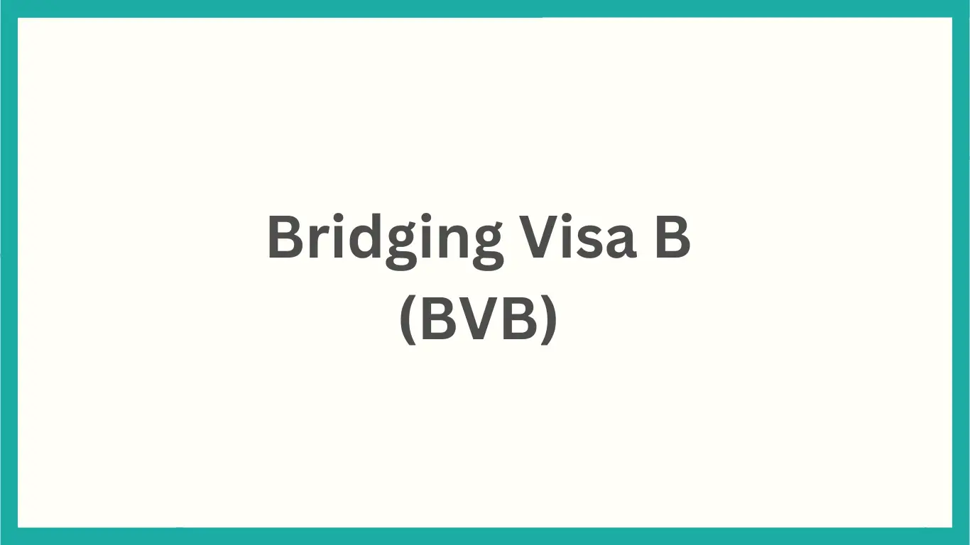 Bridging Visa B