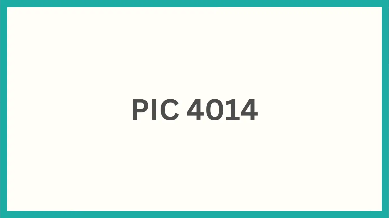 PIC 4014