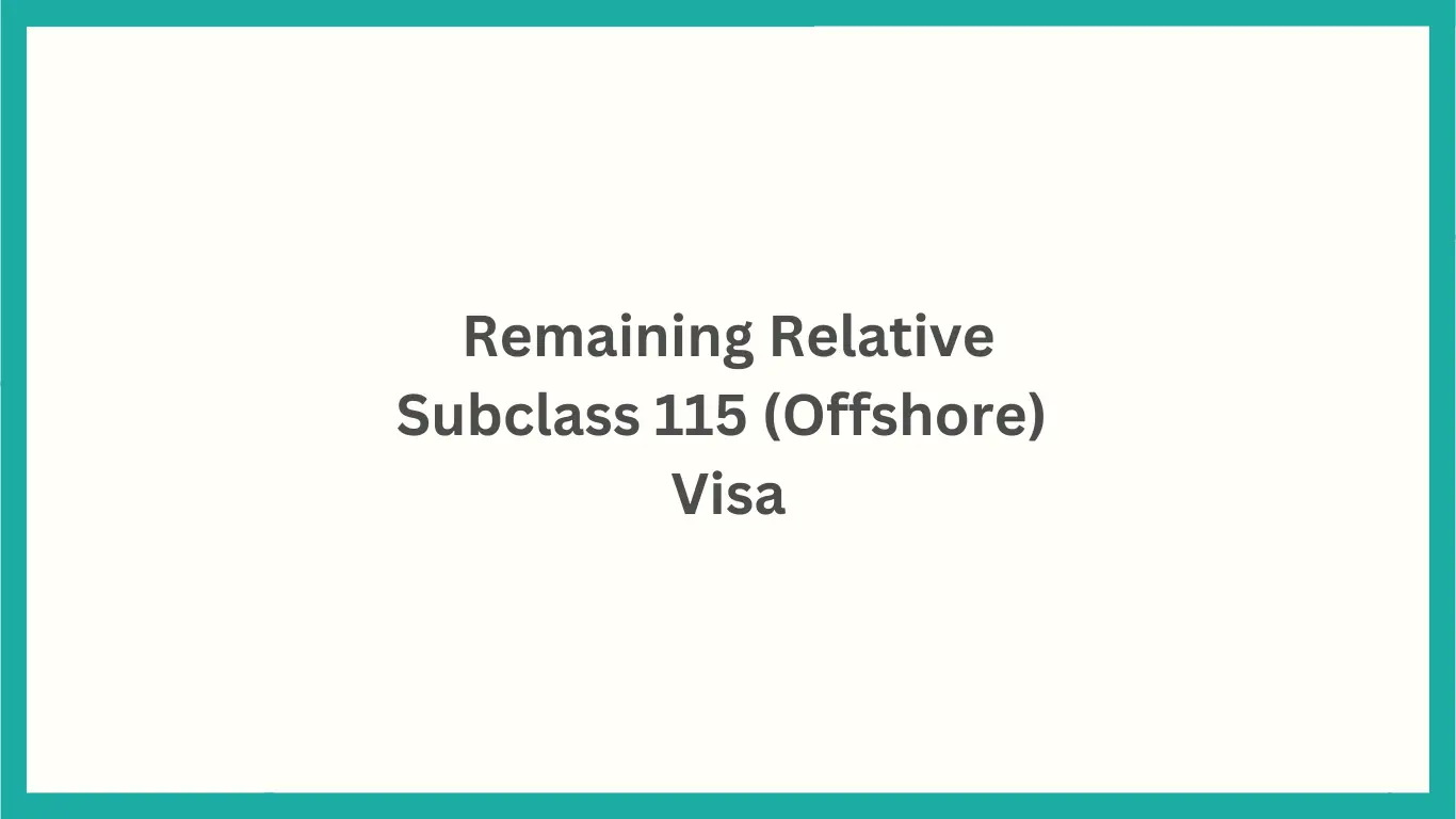 Remaining Relative 115