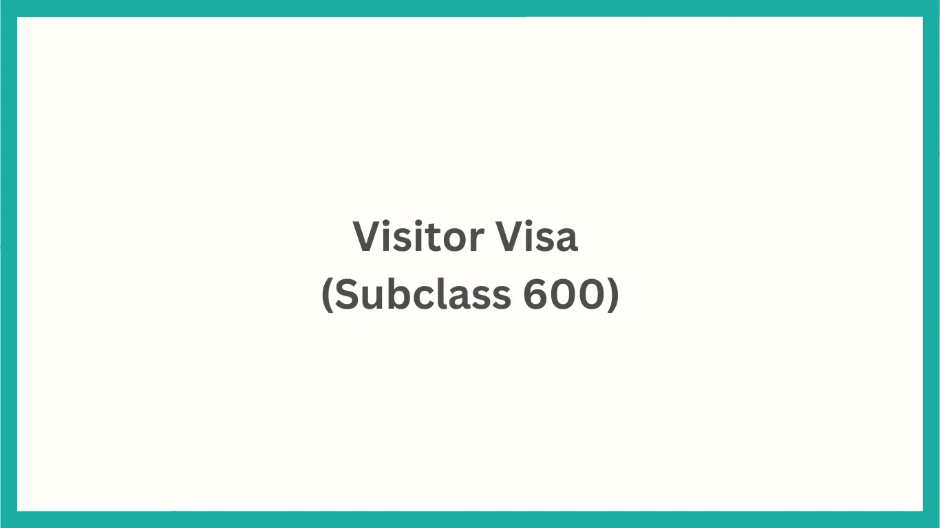 Visitor Visa