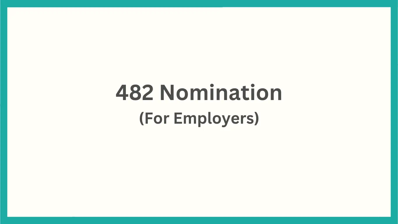 482 Nomination