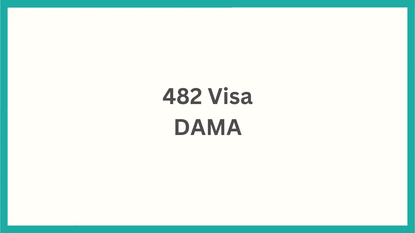 482 Visa DAMA